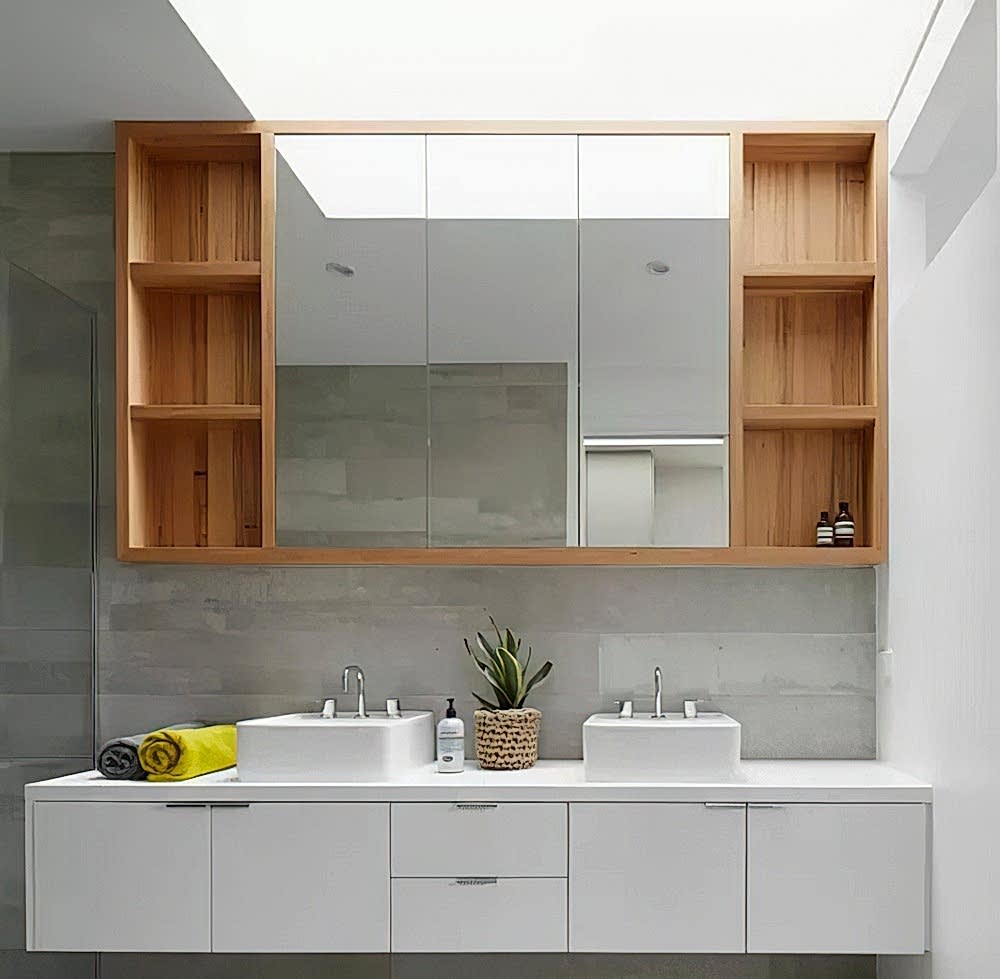 high gloss banyo dolabı