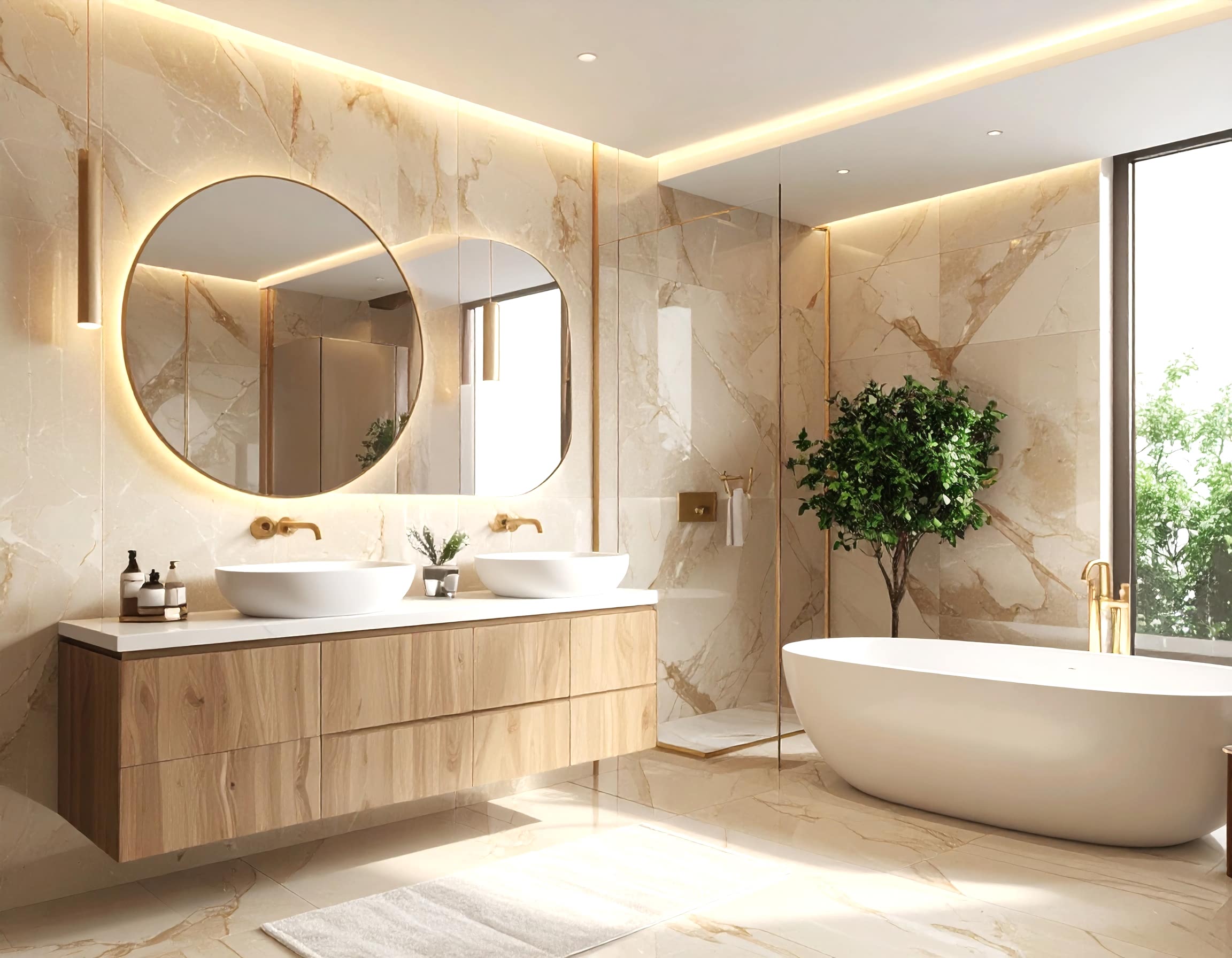 Şık Banyo Kombinasyonları