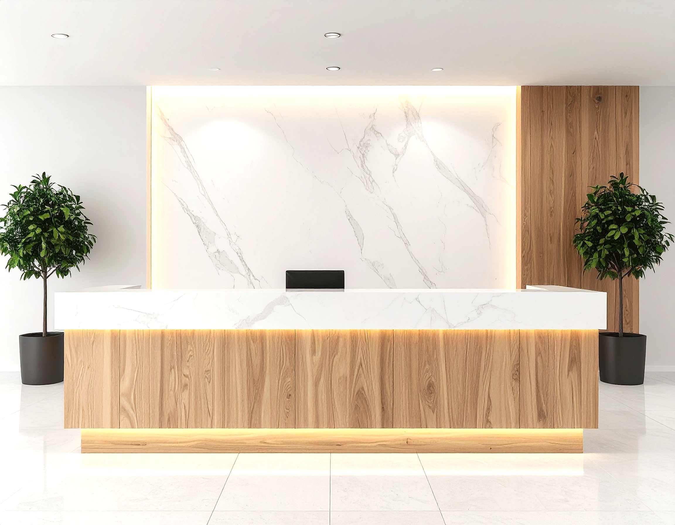 showroom tezgah tasarımı.