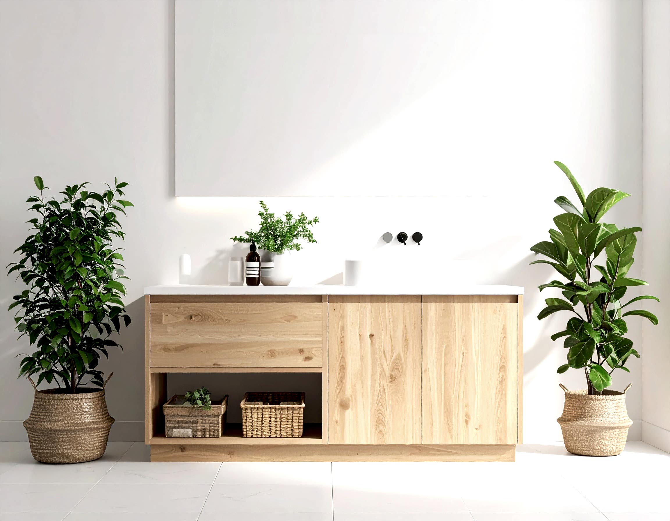 Siteler MDF Banyo Dolabı