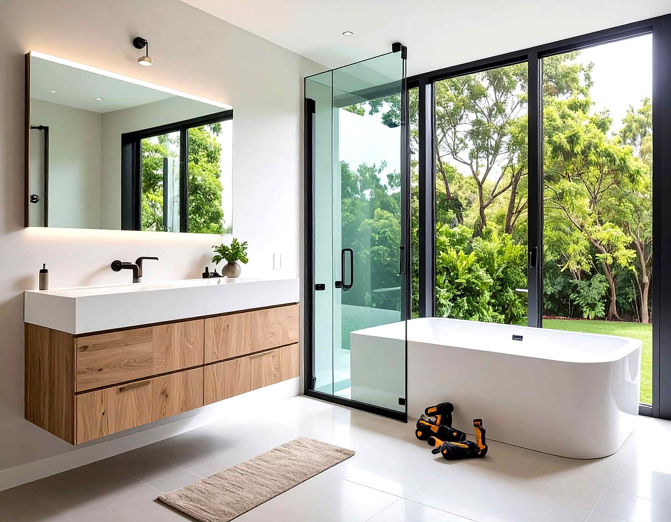 akrilik kapak banyo dolabı montajı